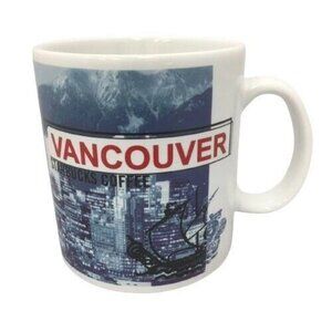 Starbucks Vancouver City Icon Coffee Mug 1999 Stanley Park Granville Island